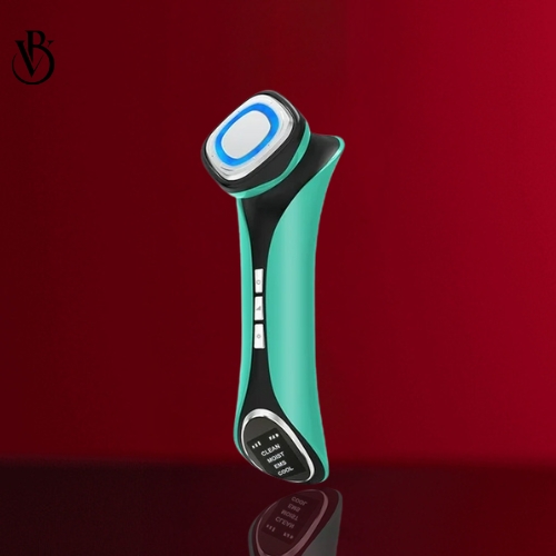 Hot & Cold EMS Microcurrent Beauty Device with Light Therapy & Vibration