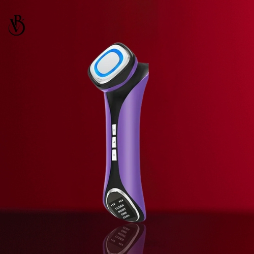 Hot & Cold EMS Microcurrent Beauty Device with Light Therapy & Vibration - Image 2