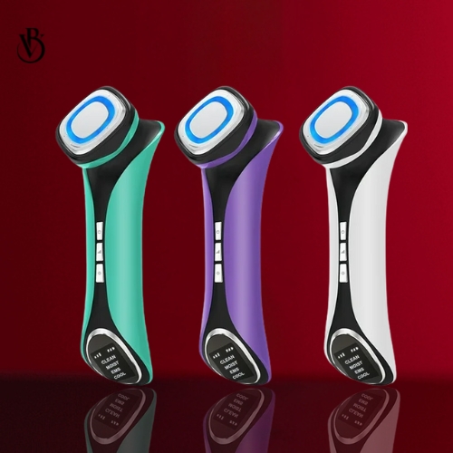 Hot & Cold EMS Microcurrent Beauty Device with Light Therapy & Vibration - Image 4