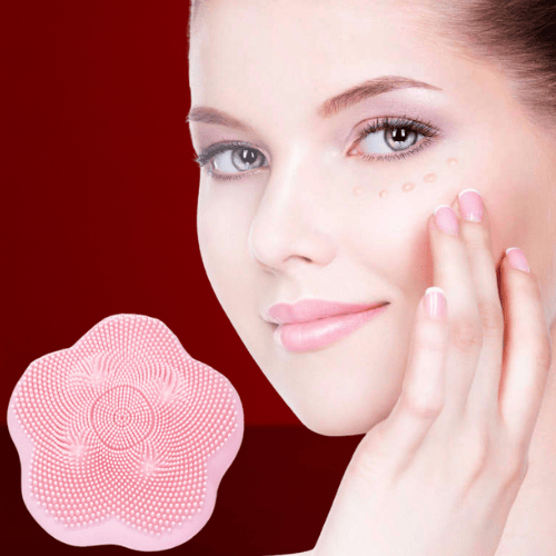 Flower Facial Cleansing Brush for Deep Pore Cleaning & Gentle Exfoliation - Image 2