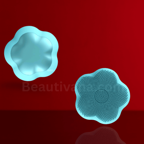 Flower Facial Cleansing Brush for Deep Pore Cleaning & Gentle Exfoliation - Image 4