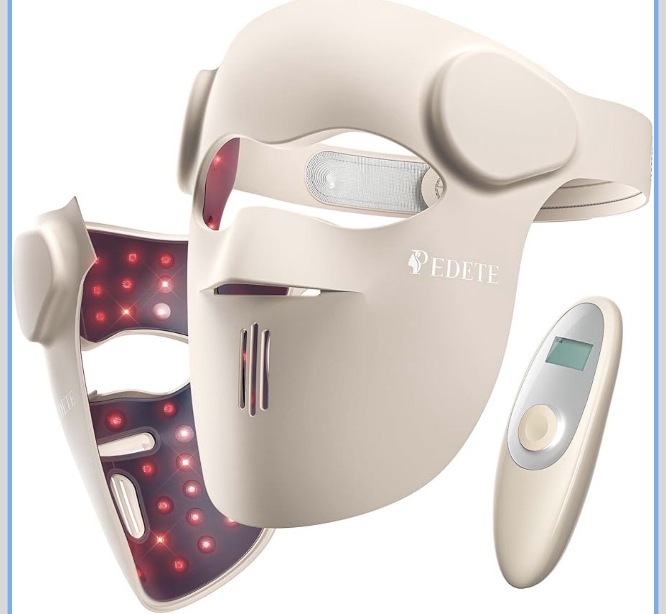 Beautizen 3D Wireless LED Light Therapy Face Mask – 7 Color Rejuvenation for Anti-Aging, Acne & Skin Renewal
