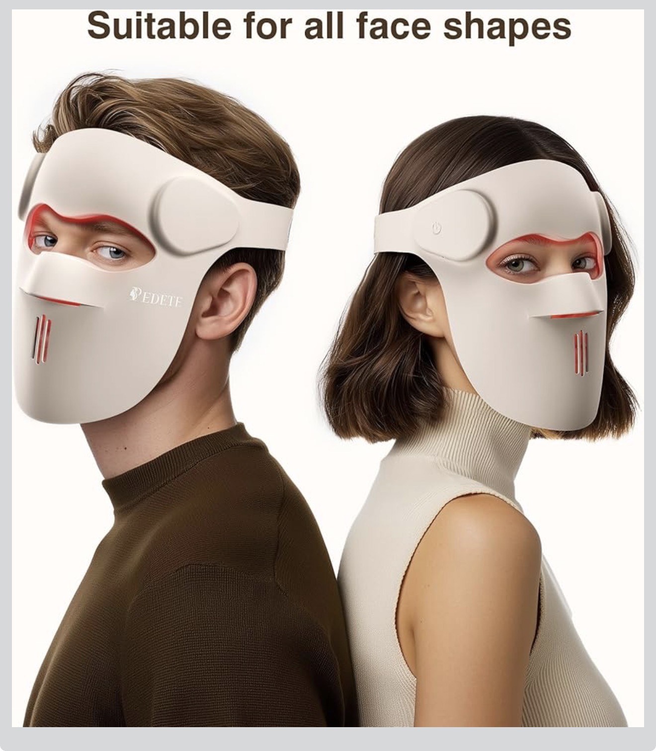 Beautizen 3D Wireless LED Light Therapy Face Mask – 7 Color Rejuvenation for Anti-Aging, Acne & Skin Renewal - Image 8