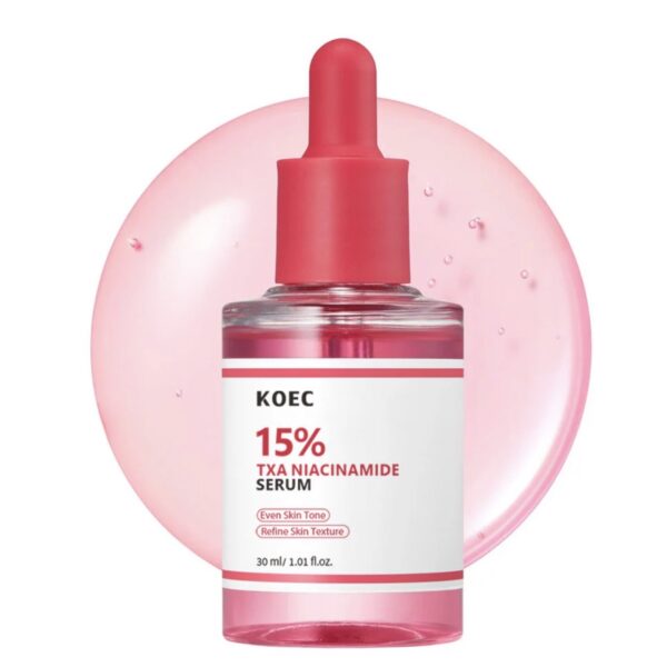 KOEC 15% TXA Niacinamide Serum – Brightening & Hydrating Serum for Even Skin Tone | 30ml