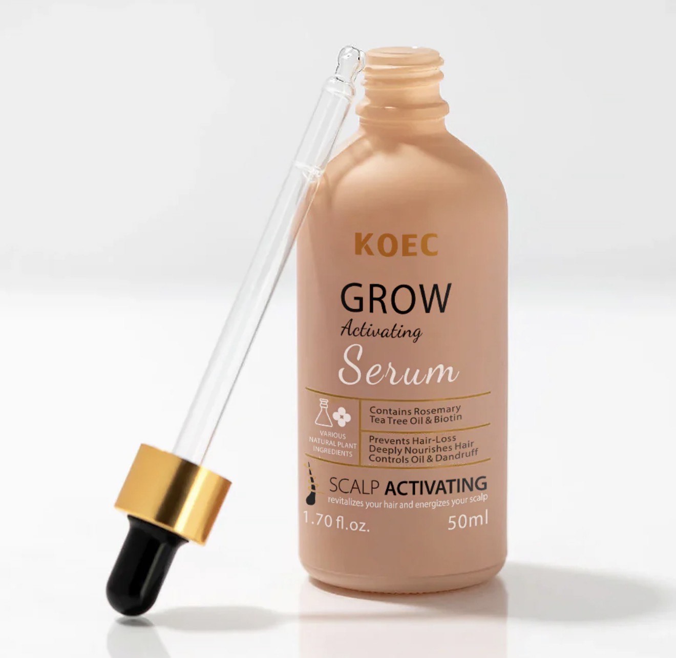 KOEC Grow Activating Serum – Scalp Activating Hair Growth Serum (50ml) - Image 7