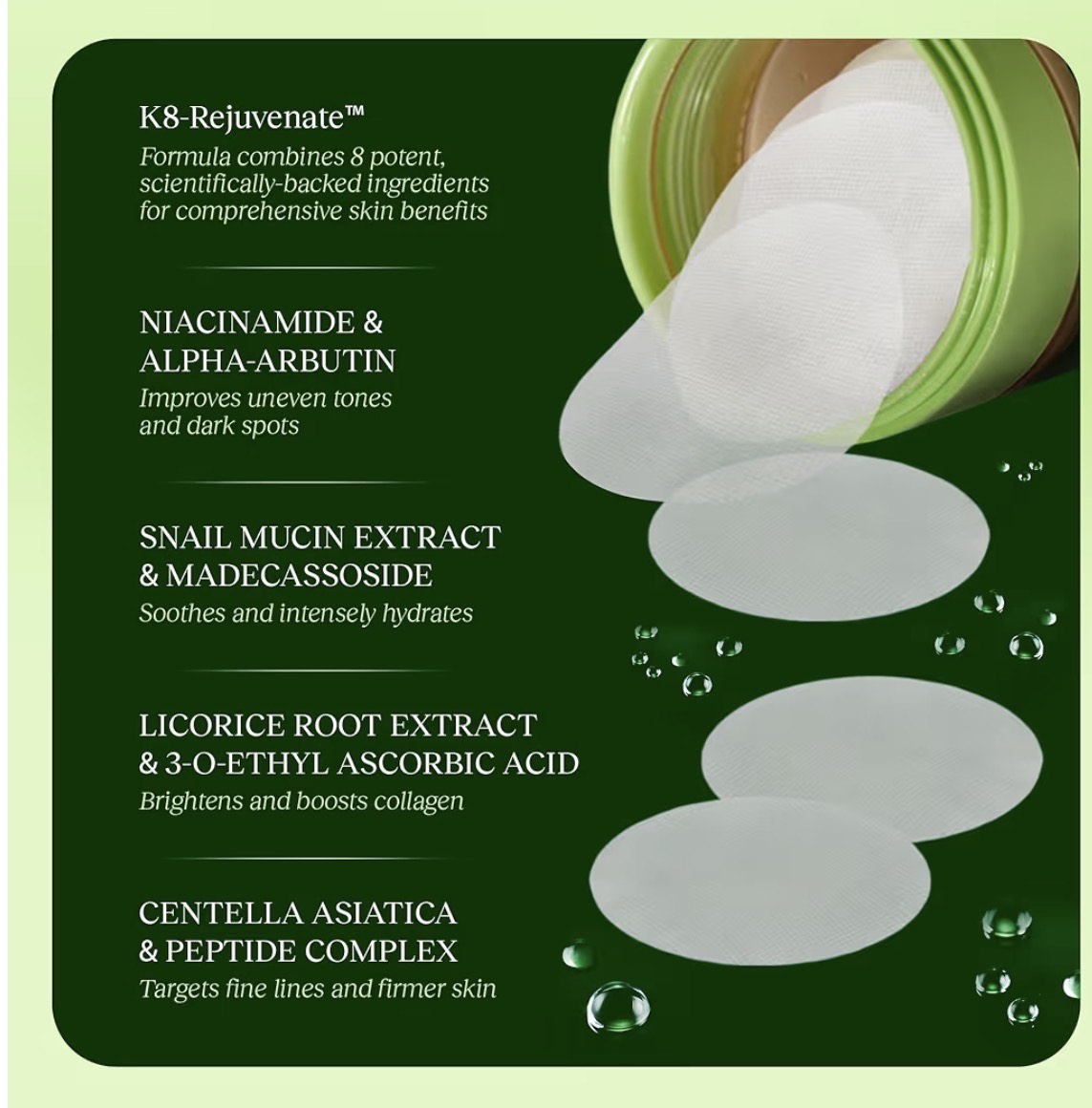 JiYu Toning & Brightening Face Pads - Image 5
